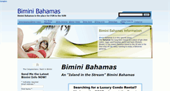 Desktop Screenshot of bimini-bahamas.com