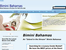 Tablet Screenshot of bimini-bahamas.com